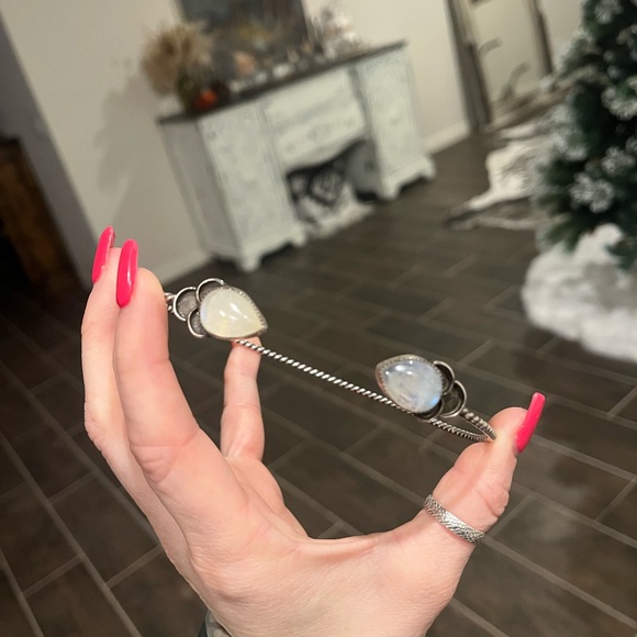 RESERVED - TRADE - Hannah Maed Levy Love Stoned Moonstone Choker🦄 - Picture 7 of 9